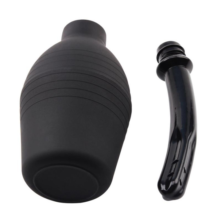 Ducha Anal Booty Cleanse 25.5 cm Negro de Chisa | VibraZon