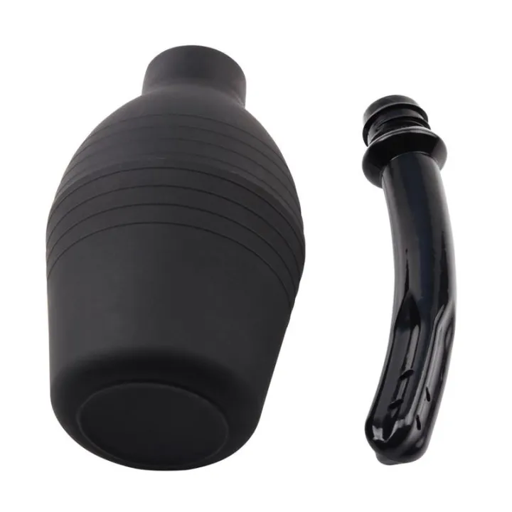 Ducha Anal Booty Cleanse 25.5 cm Negro de Chisa