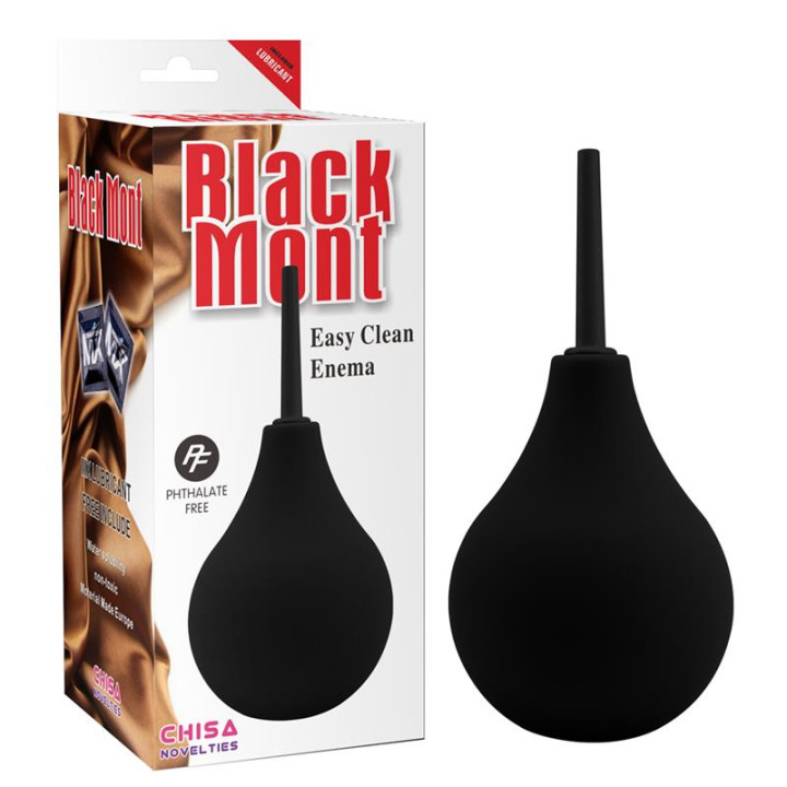 Ducha Anal Easy Clean 17 cm Negro de Chisa | VibraZon