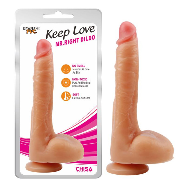 Dildo Mr.Right 10 Natural de Chisa | VibraZon