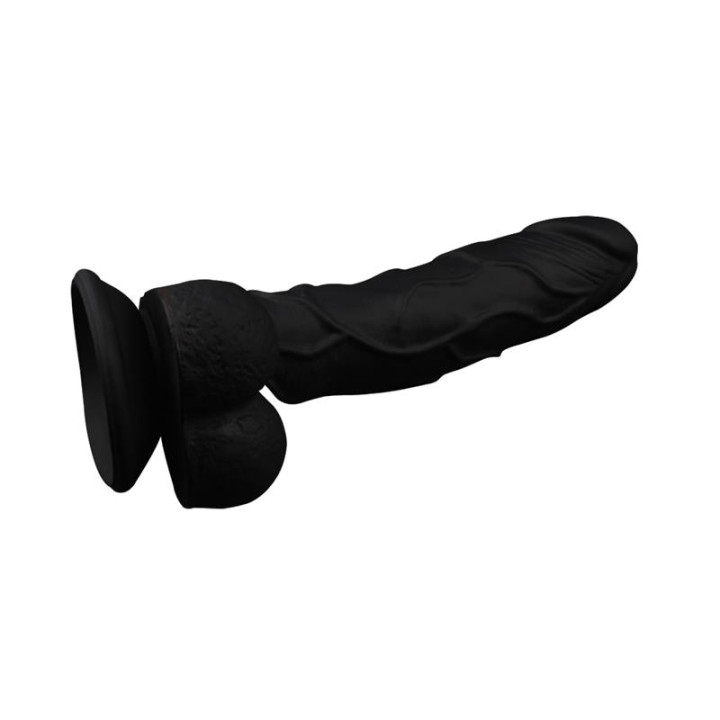 Dildo Labour 8 Silicona Líquida Negro de Chisa | VibraZon