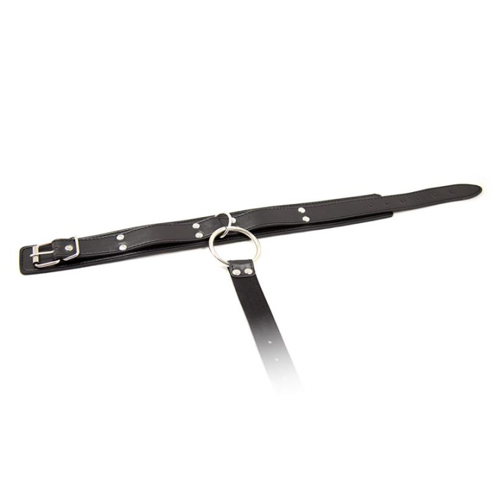 Collar con Restricciones Ajustable Negro de Latetobed Bdsm Line | VibraZon