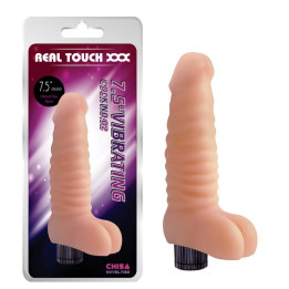 Vibrador No.02 T-Skin 7.5 Natural de Chisa | VibraZon