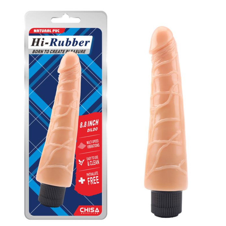 Vibrador Hi-Rubber 8.8 Natural de Chisa | VibraZon