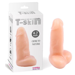 Dildo Spread Me N8 T-Skin 4.7 Natural de Chisa | VibraZon