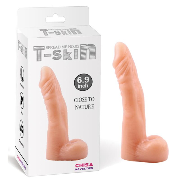 Dildo Spread Me N3 T-Skin 6.9 Natural de Chisa | VibraZon