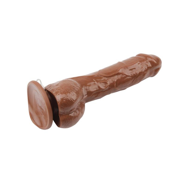 Vibrador Jeff Stryker 8.9 Marron de Chisa | VibraZon