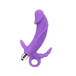 Estimulador Venus 4.7 x 3.7 cm Silicona Púrpura de Chisa | VibraZon
