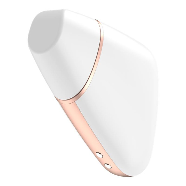 Succionador de Clítoris Love Triangle Blanco de Satisfyer | VibraZon