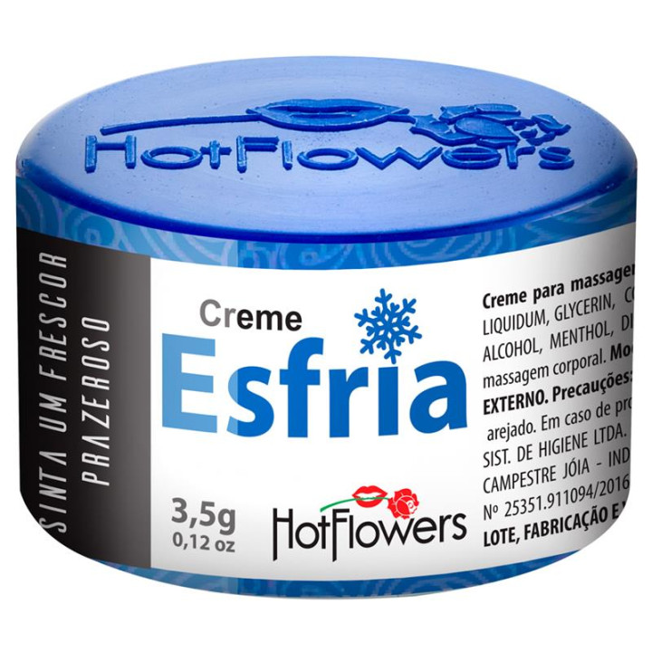 Crema Estimuladora Unisex Sensación Frío de Hot Flowers | VibraZon