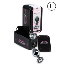 Plug Anal Talla L Transparente de Secret Play | VibraZon