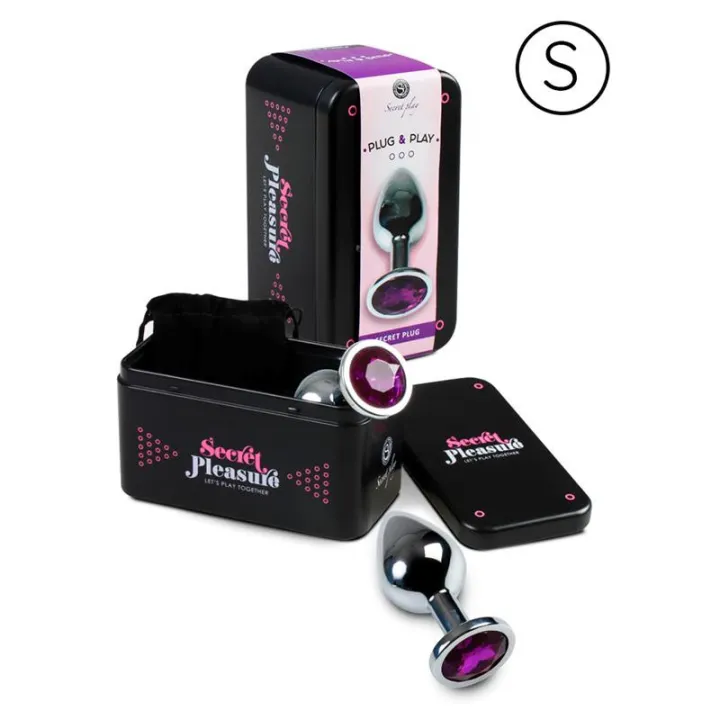 Plug Anal Talla S Morado de Secret Play