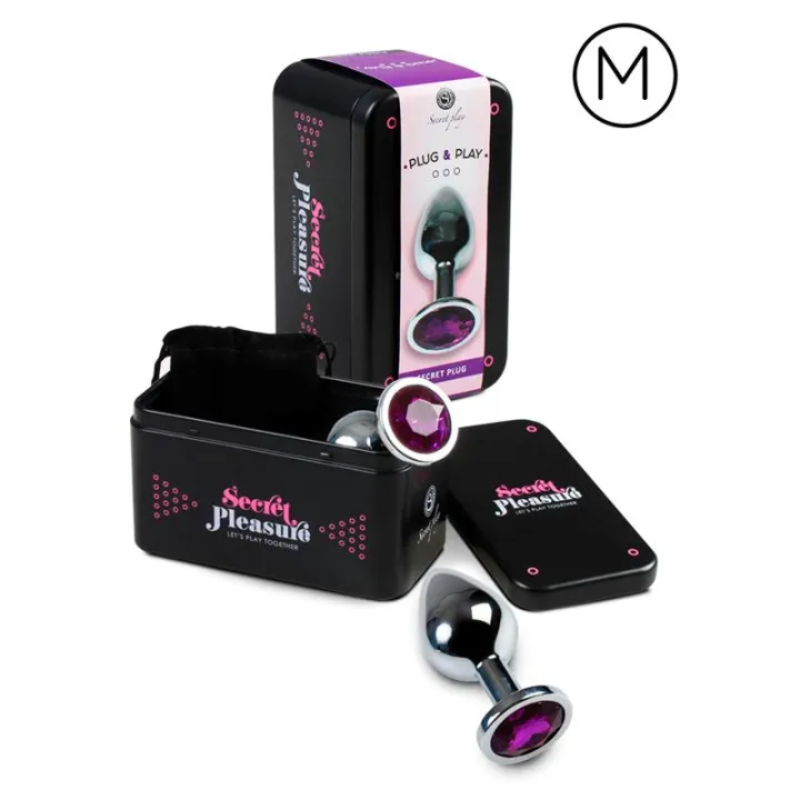 Plug Anal Talla M Morado de Secret Play