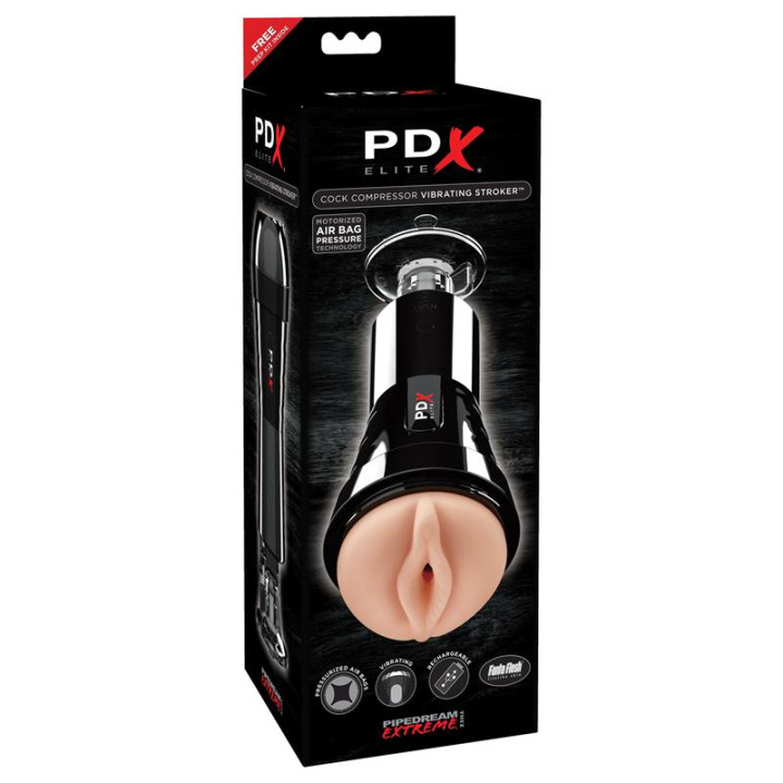 PDX Elite Masturbador Vibrador Cock Compressor | VibraZon