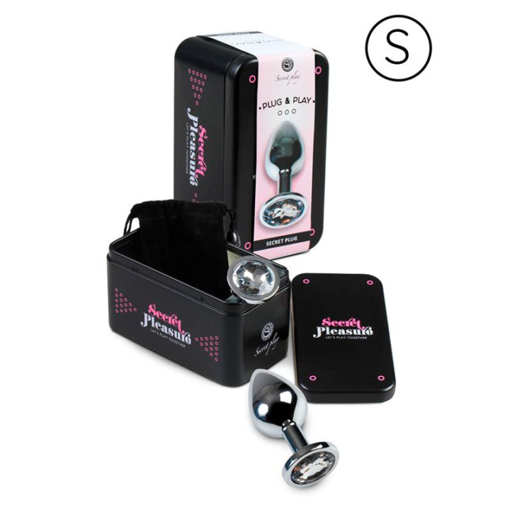 Plug Anal Talla S Transparente de Secret Play | VibraZon