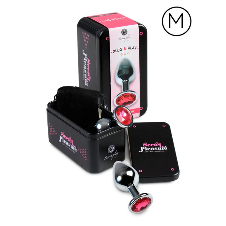 Plug Anal Talla M Fucsia de Secret Play | VibraZon