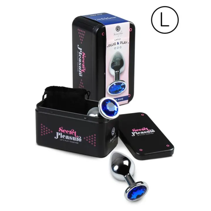 Plug Anal Talla L Azul de Secret Play