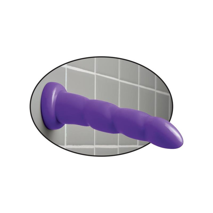 Dildo Twister 15,2 cm Púrpura de Dillio | VibraZon