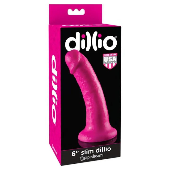 Dildo Slim 15,2 cm Rosa de Dillio