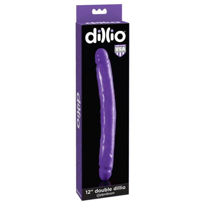 Dildo Doble 30,5 cm Púrpura de Dillio | VibraZon