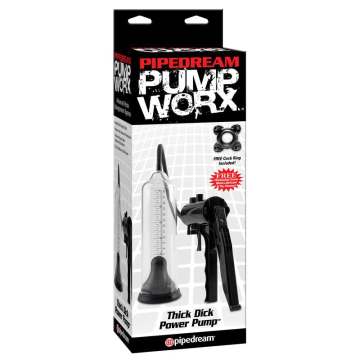 Pump Worx Succionador Thick Dick Color Negro de Pumpworx | VibraZon