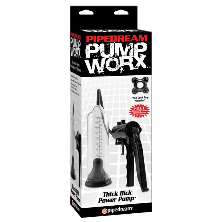 Pump Worx Succionador Thick Dick Color Negro de Pumpworx