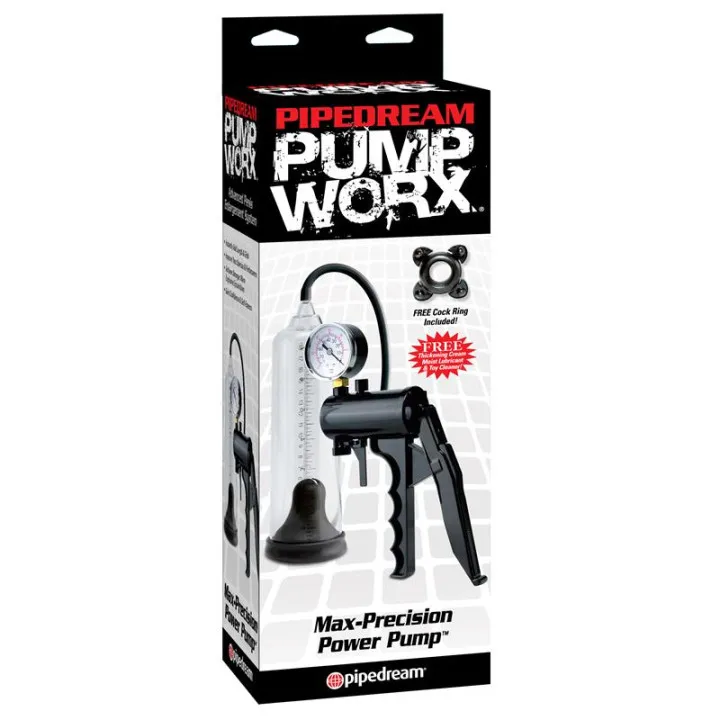 Bomba para el Pene Manual con Nanómetro de Pumpworx