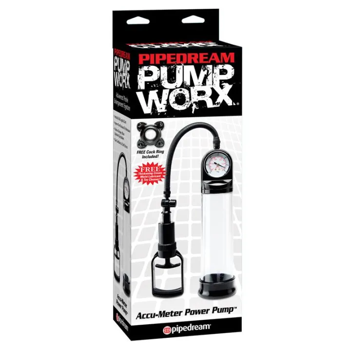 Pump Worx Succionador Accu-Meter Color Negro de Pumpworx