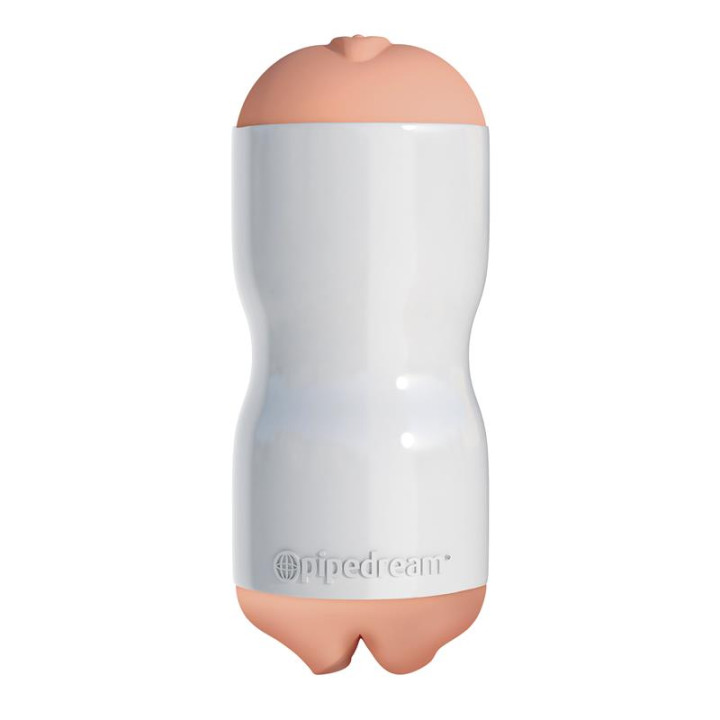Pipedream Extreme Toyz Masturbador Tight Grip Pussy & Mouth Color Blanco de Pdx Toyz | VibraZon