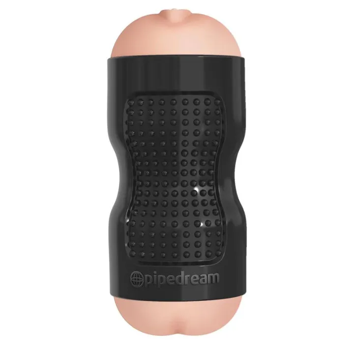 Pipedream Extreme Toyz Masturbador Tight Grip Pussy & Ass Color Negro de Pdx Toyz