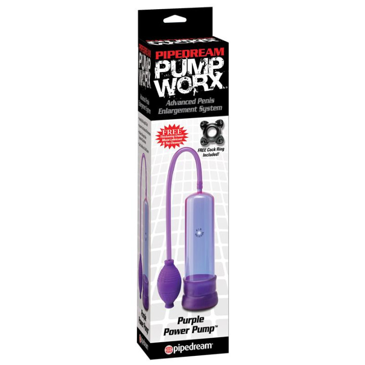 Pump Worx Succionador de Pene Color Púrpura de Pumpworx | VibraZon