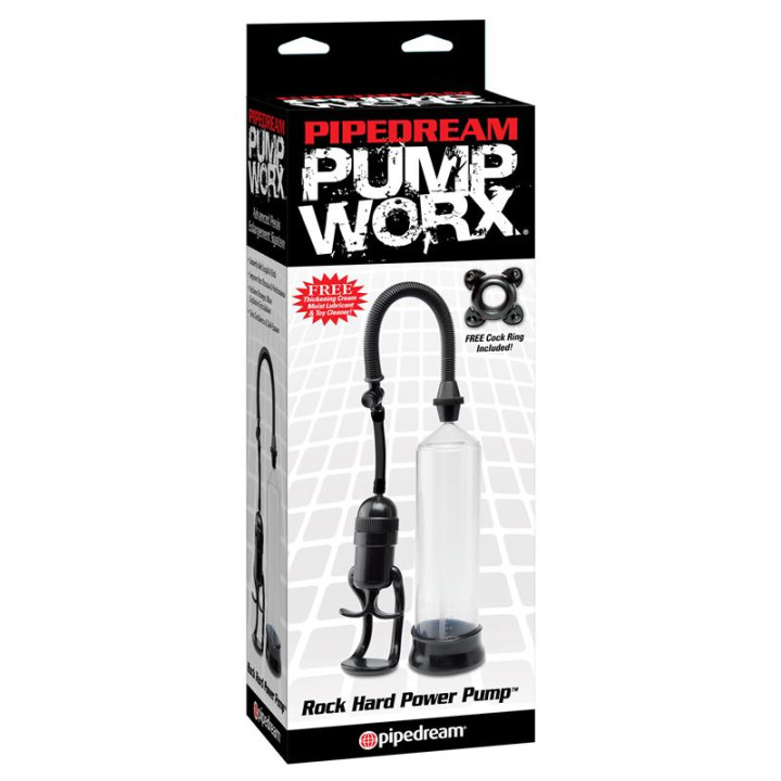 Pump Worx Succionador Rock Hard Power Color Negro de Pumpworx | VibraZon
