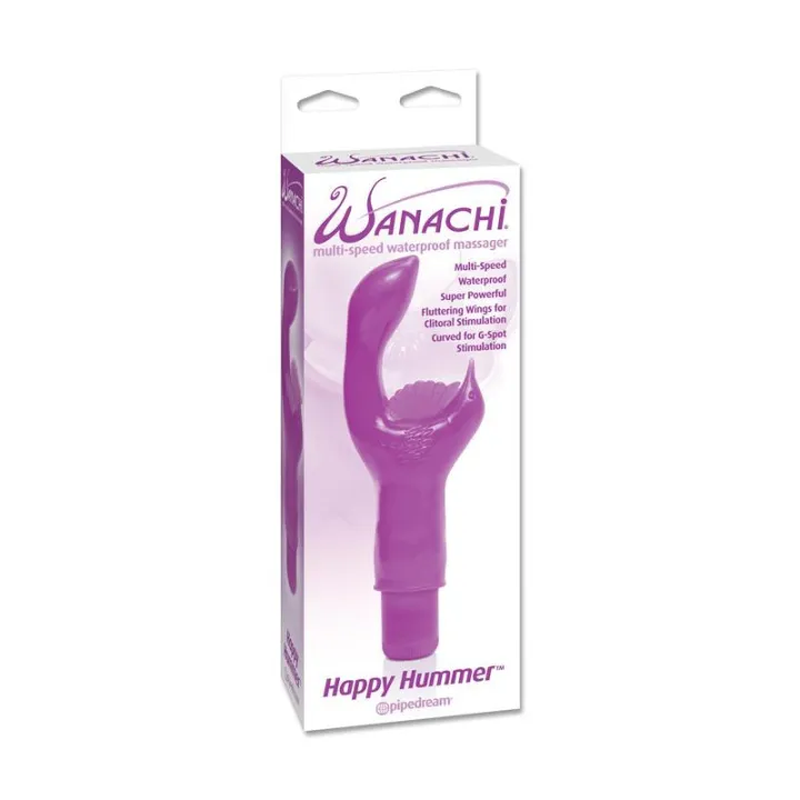 Vibrador Happy Hummer Púrpura de Wanachi