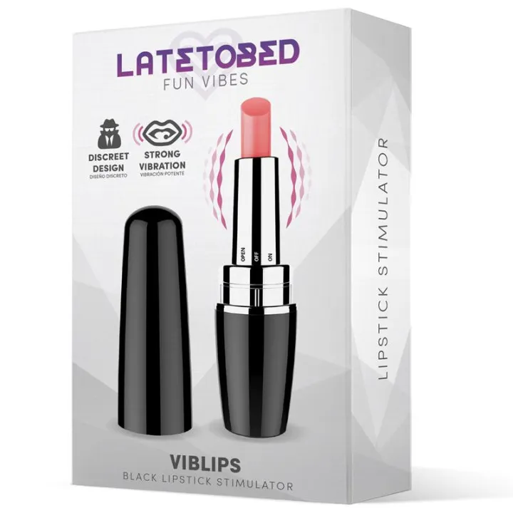 Viblips Estimulador Pintalabios Negro de Latetobed