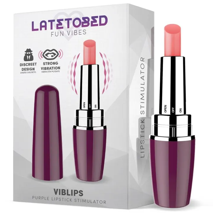 Viblips Estimulador Pintalabios Púrpura de Latetobed
