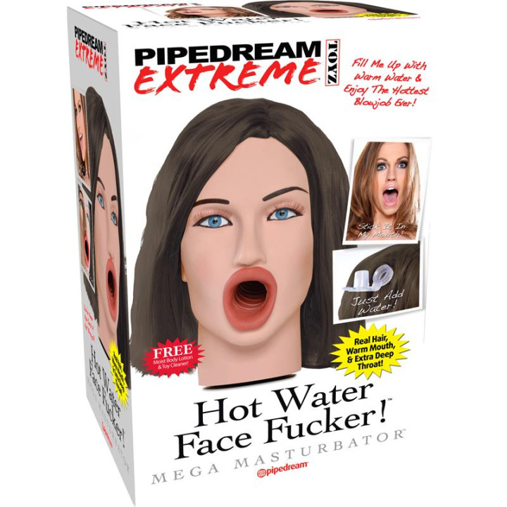 Pipedream Extreme Toyz MAsturbador de Agua Caliente Hot Water Face Fucker! Morena de Pdx Toyz | VibraZon