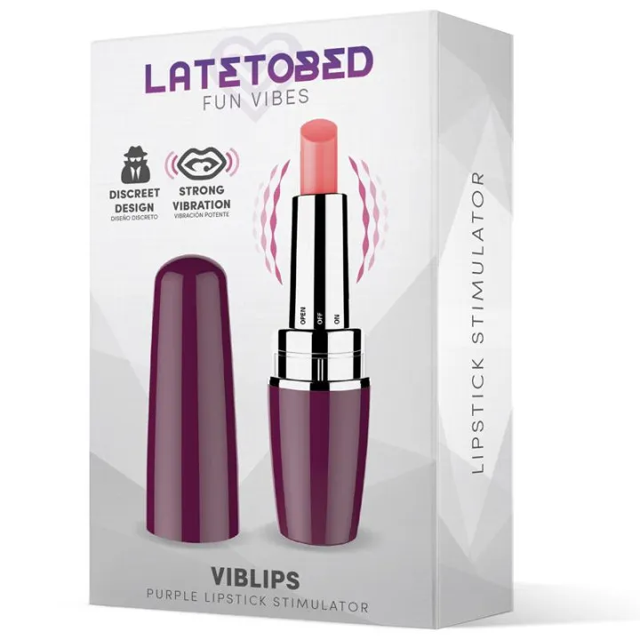 Viblips Estimulador Pintalabios Púrpura de Latetobed