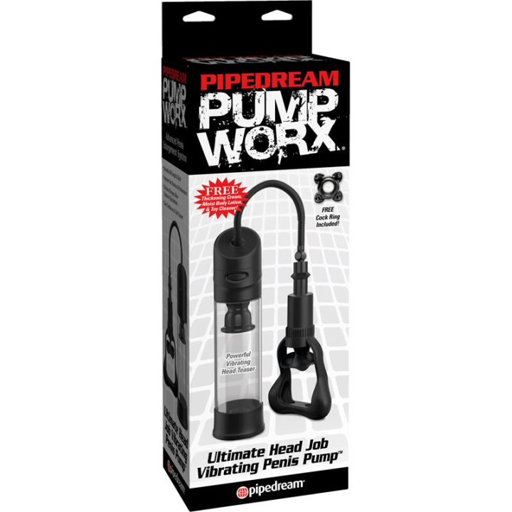 Pump Worx Succioandor Vibrador Ultimate Head Job Color Negro de Pumpworx | VibraZon