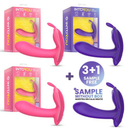 Pack 3+1 Wingy Estimulador Mariposa con APP de Intoyou App Series | VibraZon