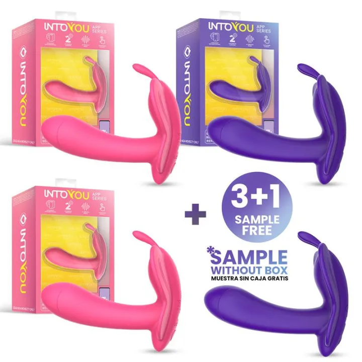 Pack 3+1 Wingy Estimulador Mariposa con APP de Intoyou App Series