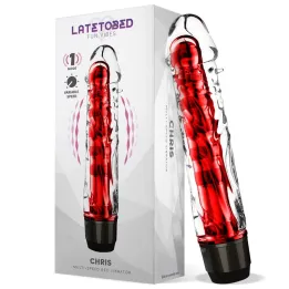 Chris Vibrador Multi Velocidad Rojo de Latetobed