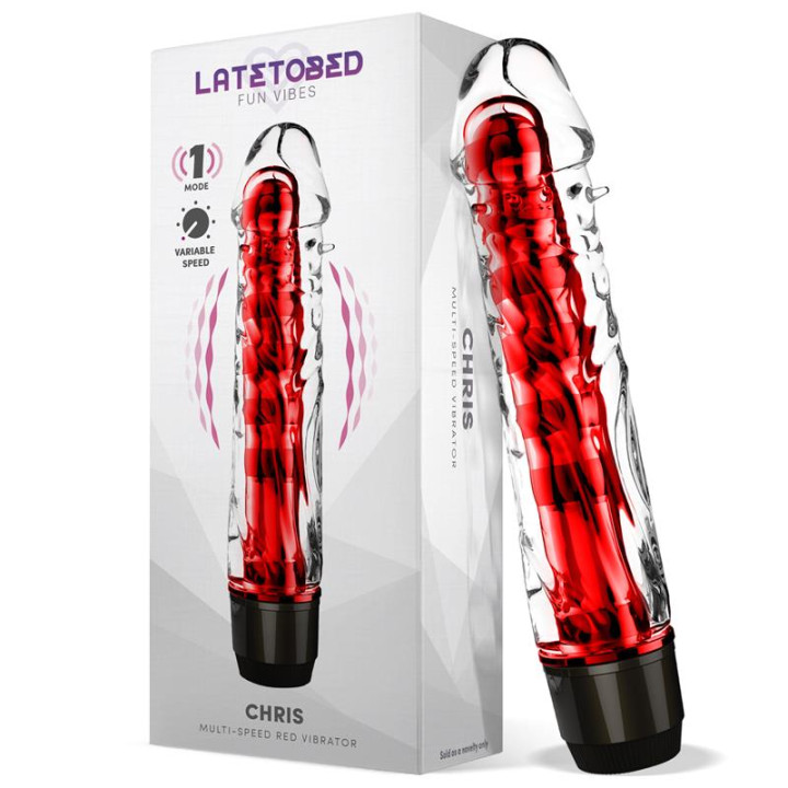 Chris Vibrador Multi Velocidad Rojo de Latetobed | VibraZon
