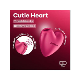 Cutie Heart Succionador de Clítoris Battery Series de Satisfyer | VibraZon