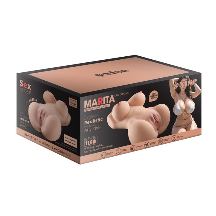 Marita Torso Masturbador 5.4 kg de Xise | VibraZon