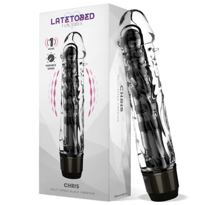 Chris Vibrador Multi Velocidad Negro de Latetobed