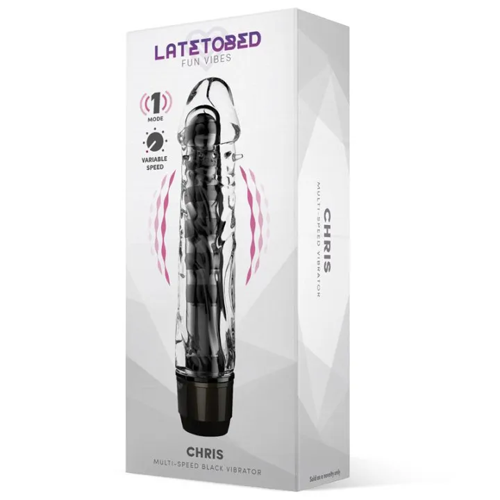 Chris Vibrador Multi Velocidad Negro de Latetobed
