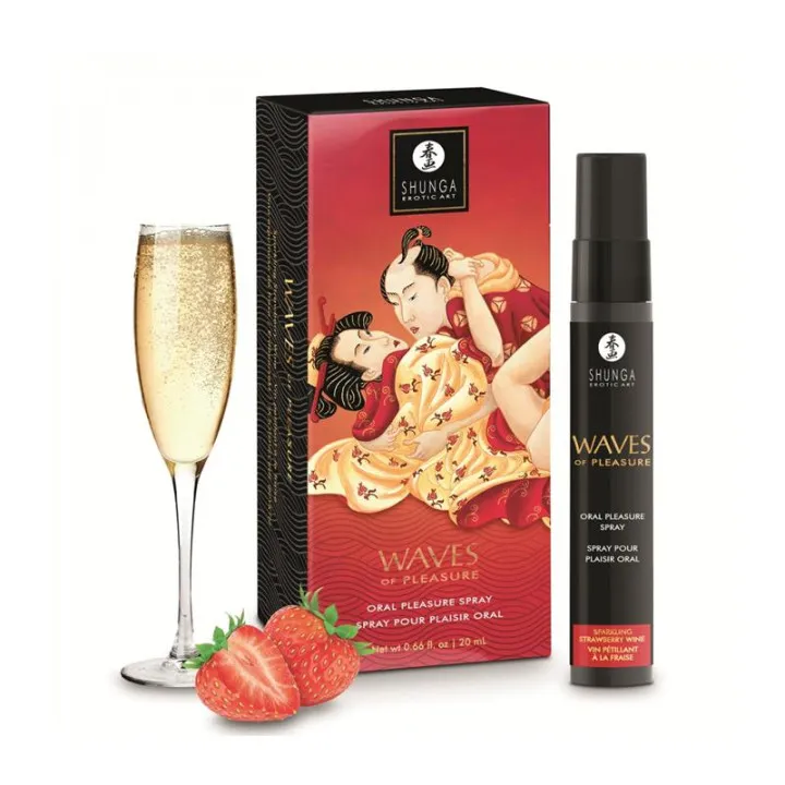 Spray Oral Waves of Pleasure Vino Espumoso 20 ml de Shunga