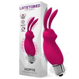 Hopye Bala Vibradora Conejito Silicona Rosa de Latetobed | VibraZon