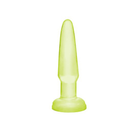 Plug Anal para Principiantes Brilla en la Oscuridad de Basix Rubber Works | VibraZon