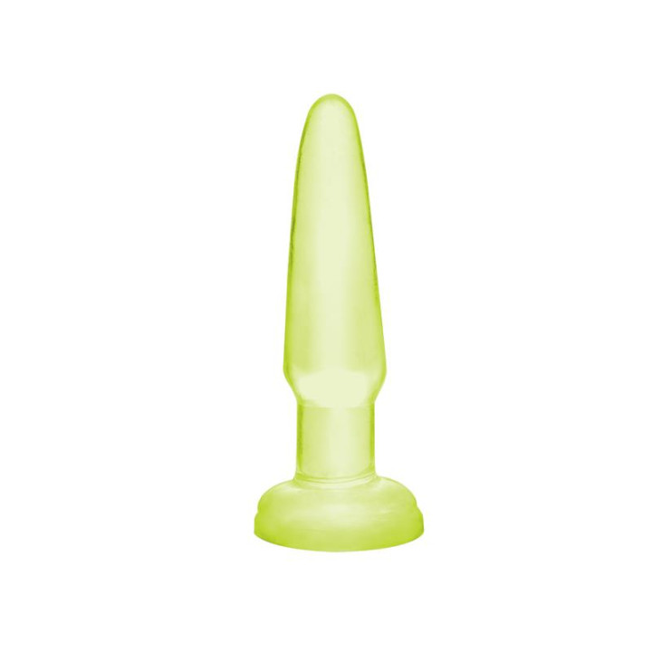 Plug Anal para Principiantes Brilla en la Oscuridad de Basix Rubber Works | VibraZon